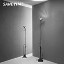 Axyaa Designer Stainless Steel LED Floor Lamp for Stylish Living Room Lighting
