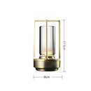Axyaa Rechargeable Cross Table Lamp, Plastic Touch Dimming Night Light for Home Decoration