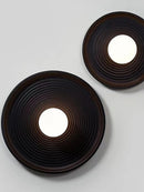 Axyaa Round Glass Shade Wall Light for Minimalist Living
