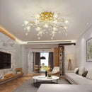 Axyaa High Gloss K9 Glass Ceiling Lamps - Modern, Luxurious Lighting Fixtures for Home Decor