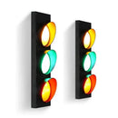 Axyaa Traffic Light Wall Sconce Vintage Industrial LED Light for Home Bar Restaurant