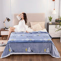 Axyaa Rosebud Floral Throw Blanket for Girls Women, Cozy Soft Flower Print Couch Decor