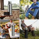 Axyaa Smart Stainless Steel Thermos Bottle with LED Temperature Display for Outdoor