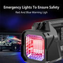 Axya Solar Rechargeable Spotlight Work Light Camping Lantern Flashlight