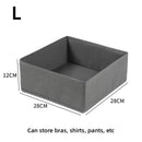 Axyaa Clothes Organizer Storage Box for Underwear Socks Jeans - Foldable Wardrobe Drawers Organizer