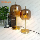 Axyaa Glass Table Lamp: Nordic Luxury Luminaires for Home Decor