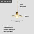 Axyaa Nordic Glass Pendant Light for Dining Room Kitchen Decor