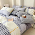 Axyaa Home Cotton Queen Bedding Set with Sheets Comforter Cover Pillowcase