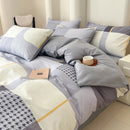Axyaa Home Cotton Queen Bedding Set with Sheets Comforter Cover Pillowcase