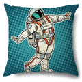 Axyaa Soft Plush POP Comic Portrait Cushion Cover - Home Decor Pillowcase