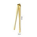 Axyaa Stainless Steel Kitchen BBQ Tongs - Cooking Utensil and Grill Tool