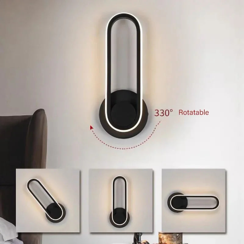 Axyaa Rotatable Wall Sconce Modern Indoor Lighting Fixture