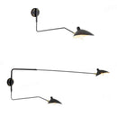 Axyaa Modern Black Adjustable Led Wall Lamp Vintage Industrial Rotatable Wall Lights