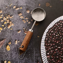 Axyaa Stainless Steel Measuring Cup Spoon Set with Wooden Handle - Kitchen Cooking Gadget