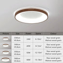 Axyaa Wood Grain LED Ceiling Light for Dining Room, Living Room, Bedroom & Study