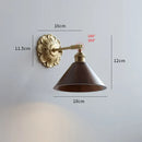 Axyaa Nordic Glass LED Copper Wall Lamp for Modern Home Indoor Lighting