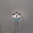 Axyaa Kawaii Silicone Straw Topper Cover for Tumblers & Bottles