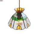 Axyaa Japanese Style Glass Shade LED Pendant Light for Living Room and Dining Area