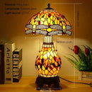 Axyaa Luxe Stained Glass Table Lamp for Living Room and Bedroom