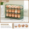 Axyaa Egg Storage Box Organizer Fresh-keeping Container Tray Dispenser Kitchen Holder