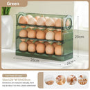 Axyaa Egg Storage Box Organizer Fresh-keeping Container Tray Dispenser Kitchen Holder