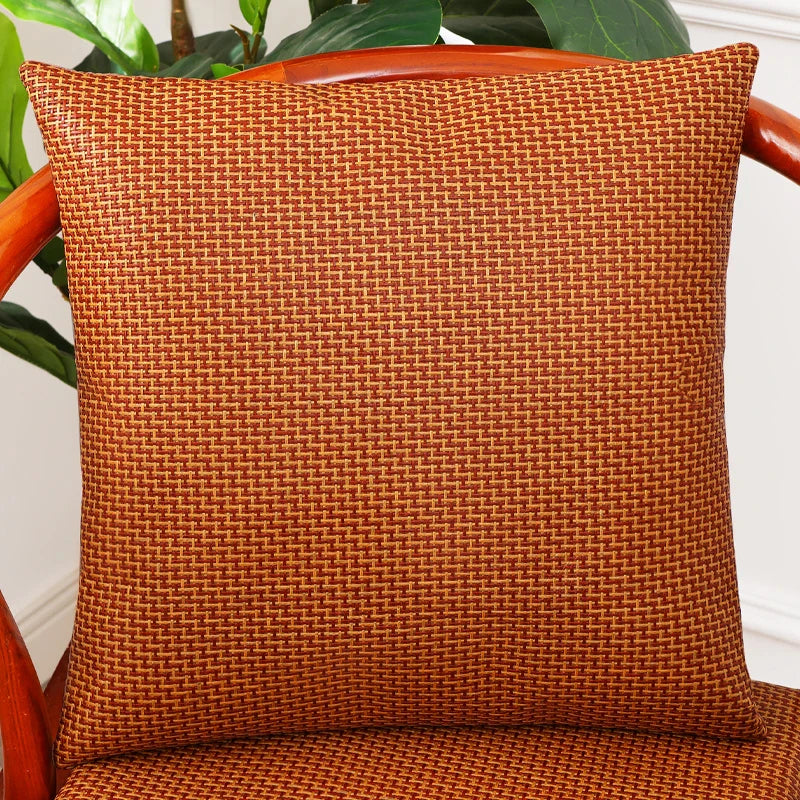 Axyaa Premium Woven Design Pillow Cover - Super Soft Accent Cushion Case