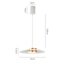 Axyaa Modern Black Dining Room Pendant Lights LED Chandelier Lighting