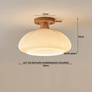 Axyaa Modern Copper Glass LED Ceiling Light for Living Room, Kitchen & Balcony