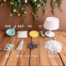 Axyaa Mosaic Table Light Material Package - Handmade Glass Night Lamp for DIY Lovers