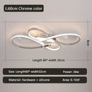 Axyaa Modern Chandelier Lights - Gold/Black/Chrome Options for Living Room, Bedroom, Studyroom