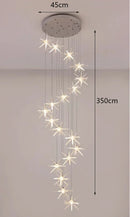 Axyaa LED Chandeliers for Living and Dining Room - Modern Pendant Lighting Fixtures