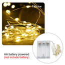 Axyaa LED Fairy Lights Battery Operated Copper Wire String Lights for Outdoor Events