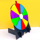 Axyaa Acrylic Spin Wheel Board Game - Editable Color Roulette Spinner