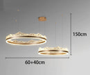 Axyaa Modern Living Room LED Chandeliers Hanging Ceiling Lamp Indoor Lighting
