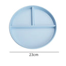 Axyaa Three-Compartment Wheat Straw Grid Dinner Plate for Microwave, Kitchen, Household