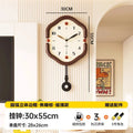 Axyaa Cream Style Living Room Wall Clock - Simple & Creative Home Decor