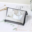 Axyaa Mesh Business Card Holder Stand Desktop Display Organizer 12 Pack Black