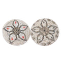 Axyaa Seaweed Woven Plate: Stylish Straw Decorative Art for B&B Ornaments