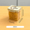 Axyaa Pasta Storage Box Moisture-Proof Sealed Spaghetti Container Kitchen Organizer