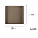 Axyaa Non-Stick Carbon Steel Square Cake Pan Bakeware