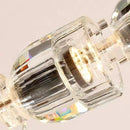 Axyaa Crystal Chandelier, Luxury Living Room Bedroom Ceiling Light