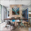 Axyaa Glass Ball Pendant Light: Nordic Postmodern, Creative, Personalized Lighting for Home and Bar