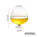Axyaa Jumbo Glass Cup: Lead-Free Super Large Capacity Party Glasses for Gathering