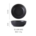 Axyaa Round Seasoning Dishes Set for Home & Restaurant, 2pcs