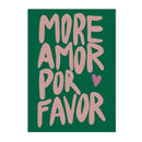 Axyaa Amor Por Favor Love Quotes Wall Art Prints - Modern Maximalist Eclectic Decor