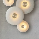 Axyaa Gold Copper Marble LED Wall Sconce for Home Deco & Lighting