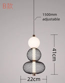 Modern Nordic Style LED Chandelier by Axyaa for Restaurant, Bedroom, and Bar Lighting