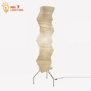 Axyaa Wabi-sabi Noguchi Style Rice Paper Floor Lamp LED E27 Living Room Decor