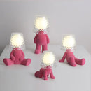 Axyaa Creative Gold People Table Lamp for Nordic Home Decor