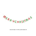 Axyaa Merry Christmas Hanging Banner Ornament: Xmas Home Decoration & Party Gift